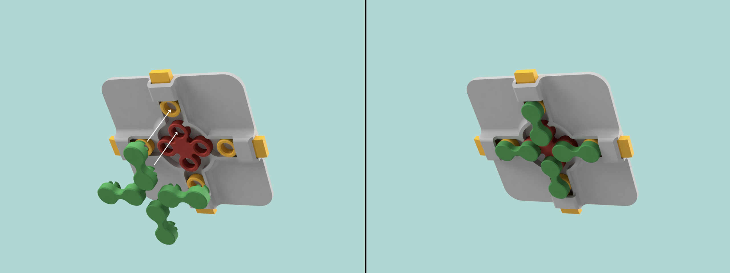 Mechanically Locking Container by JamesThePrinter, Download free STL model