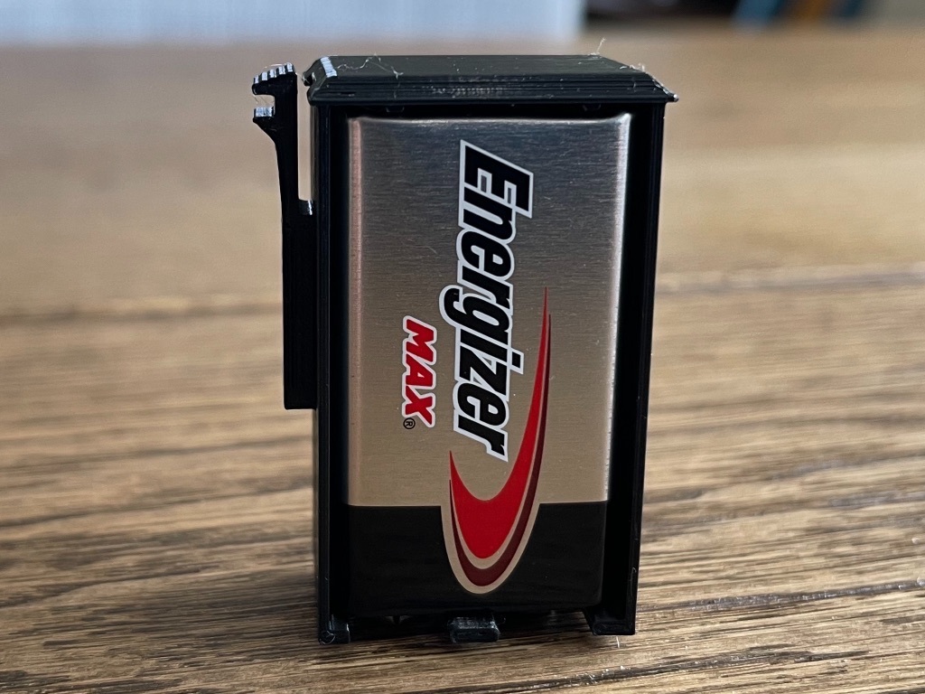 9V battery holder for Ibanez acoustic guitar by luisillo Download
