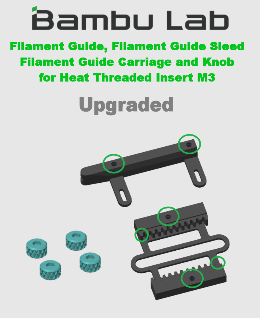 Bambu Lab Filament Spool Winder - Upgraded Filament Guide, Filament ...