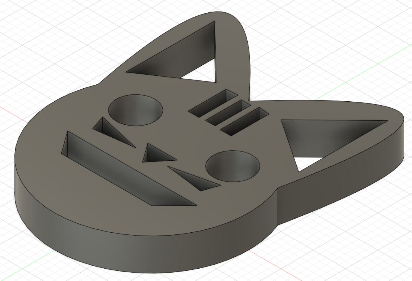 Cat muzzle. by Kartoshka | Download free STL model | Printables.com