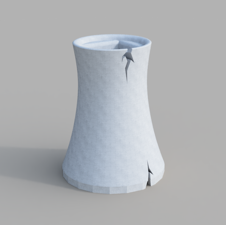 Civaux Nuclear Power Plant tissue box cover