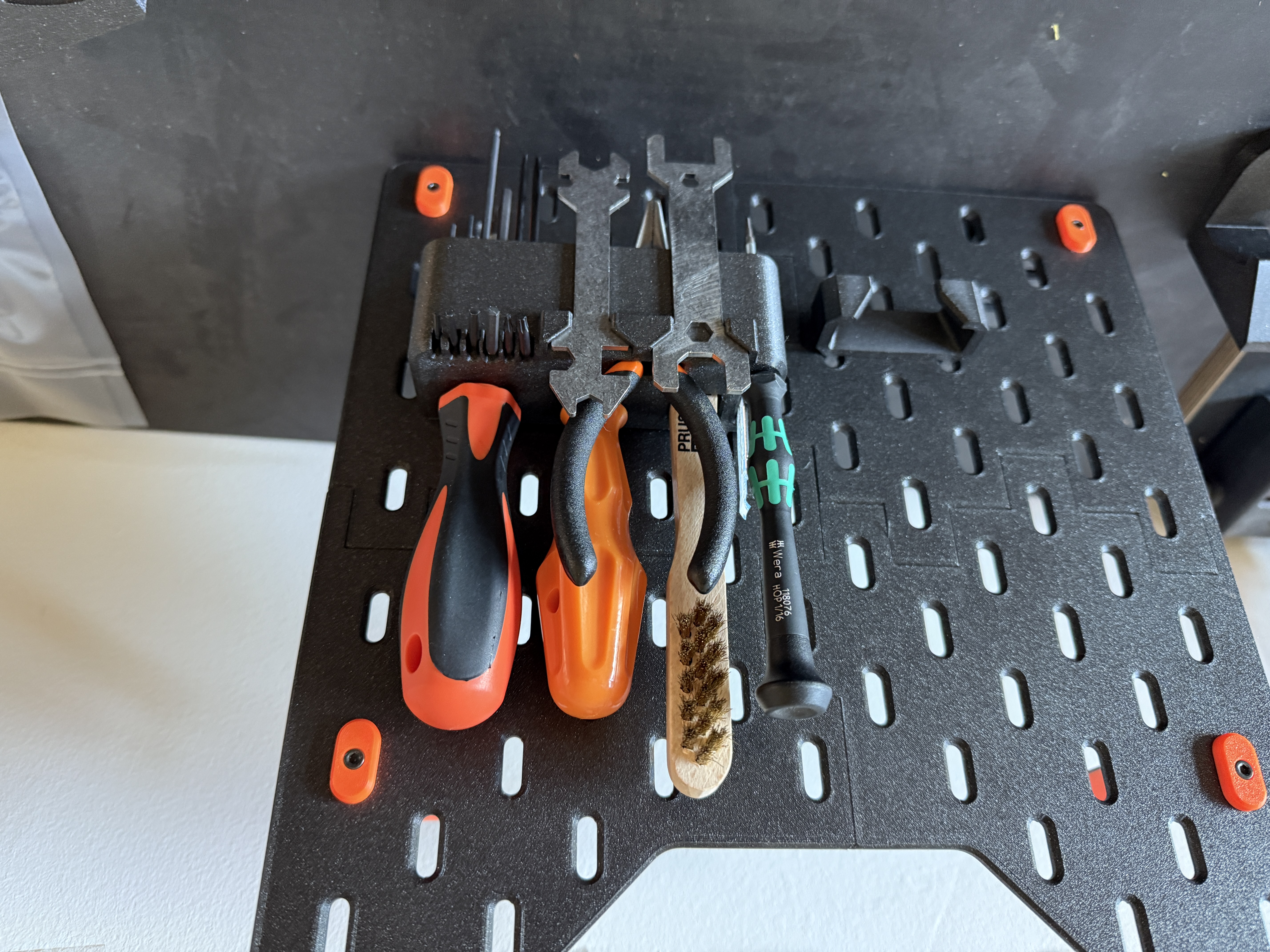 SKADIS Prusa CORE One Tool Holder with Brush slot