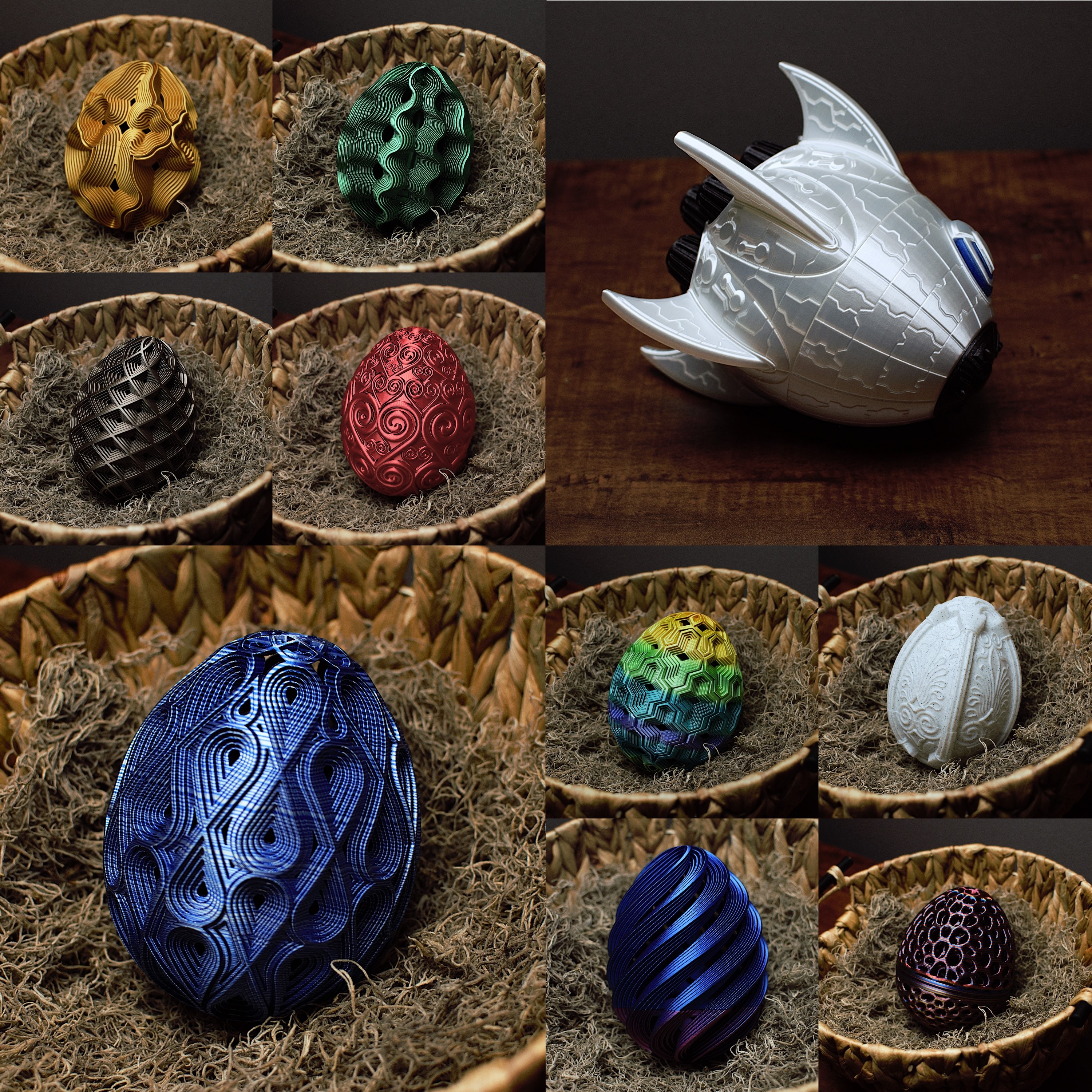 Miniatura 2 do modelo 3D Easter Egg Capsule Collection 2025