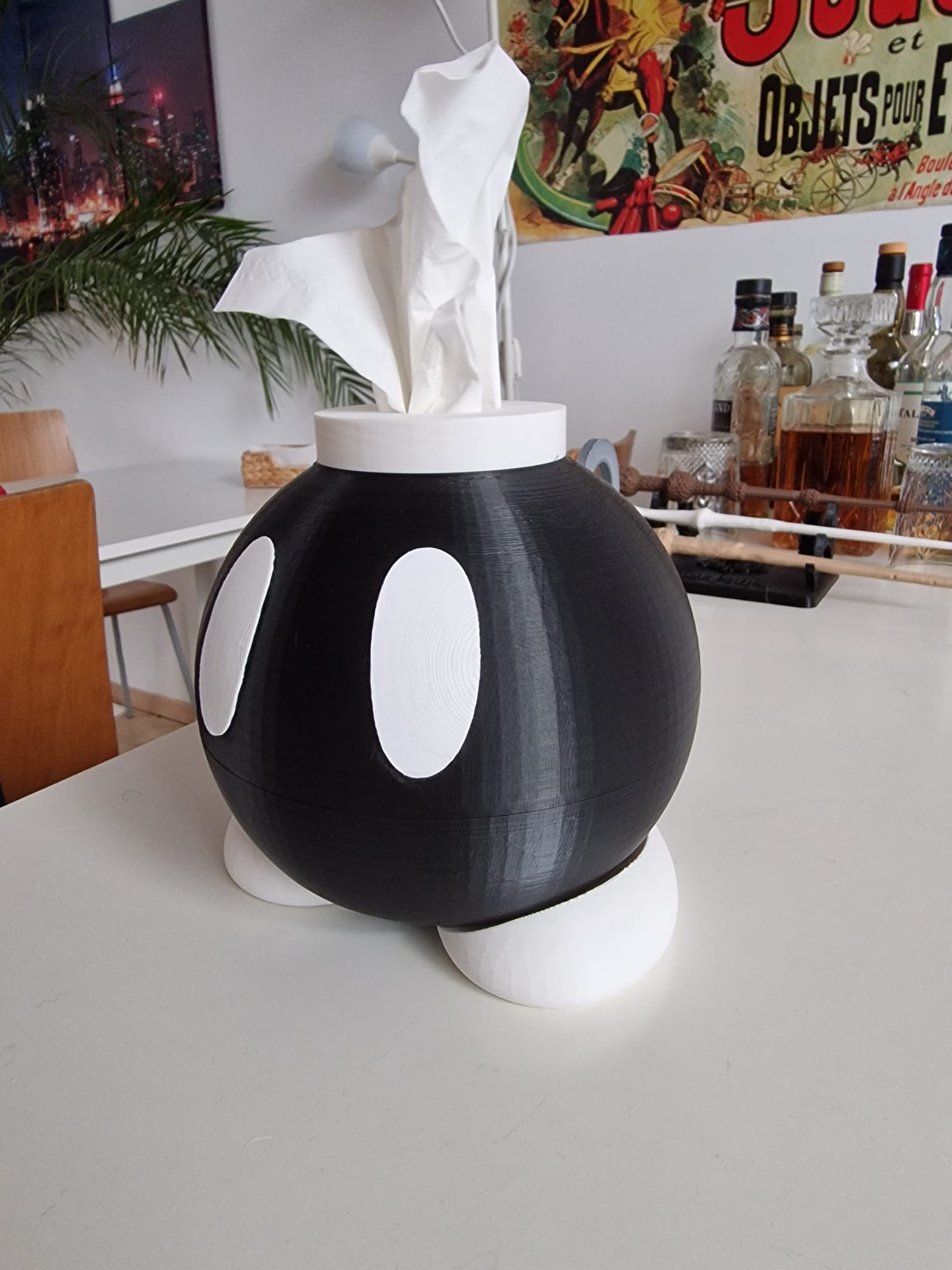 BobOmb Tissue Holder Improved by Scrumpel Download free STL model