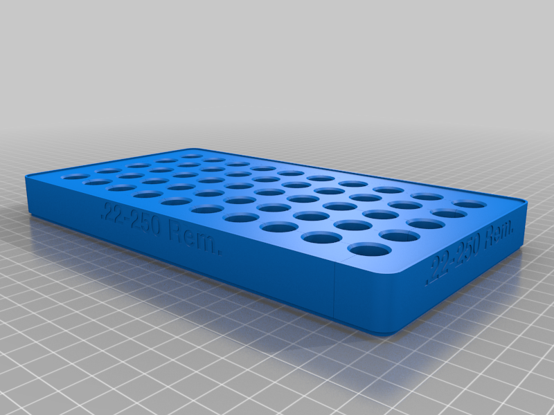 .22-250 Remington Vase Mode Stacking Loading Block