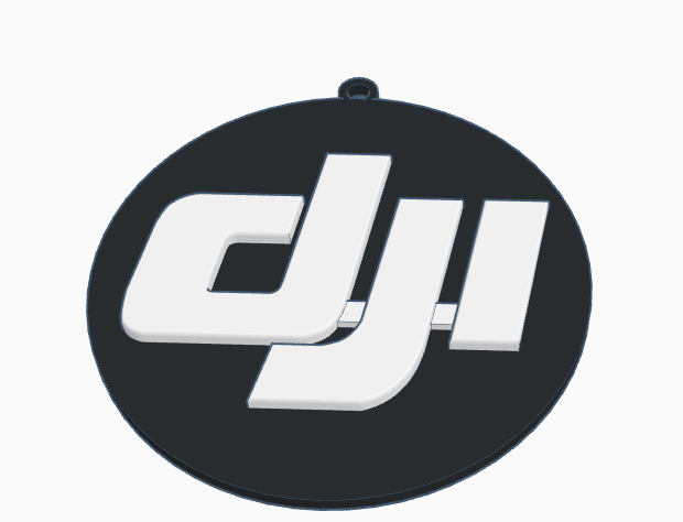 dji logo keychain