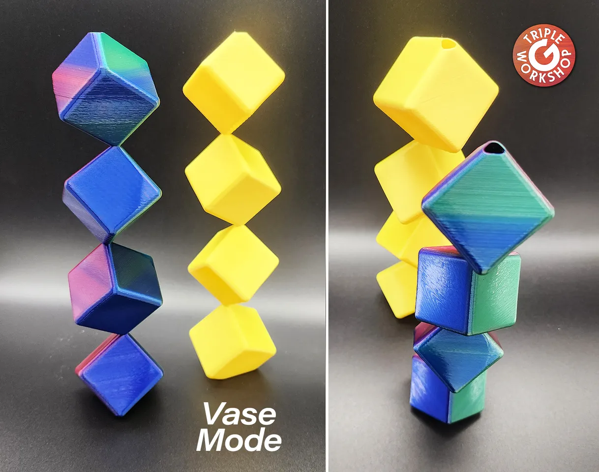 Sugar Cube Stack Vase Mode by Triple G Workshop | Download free STL ...