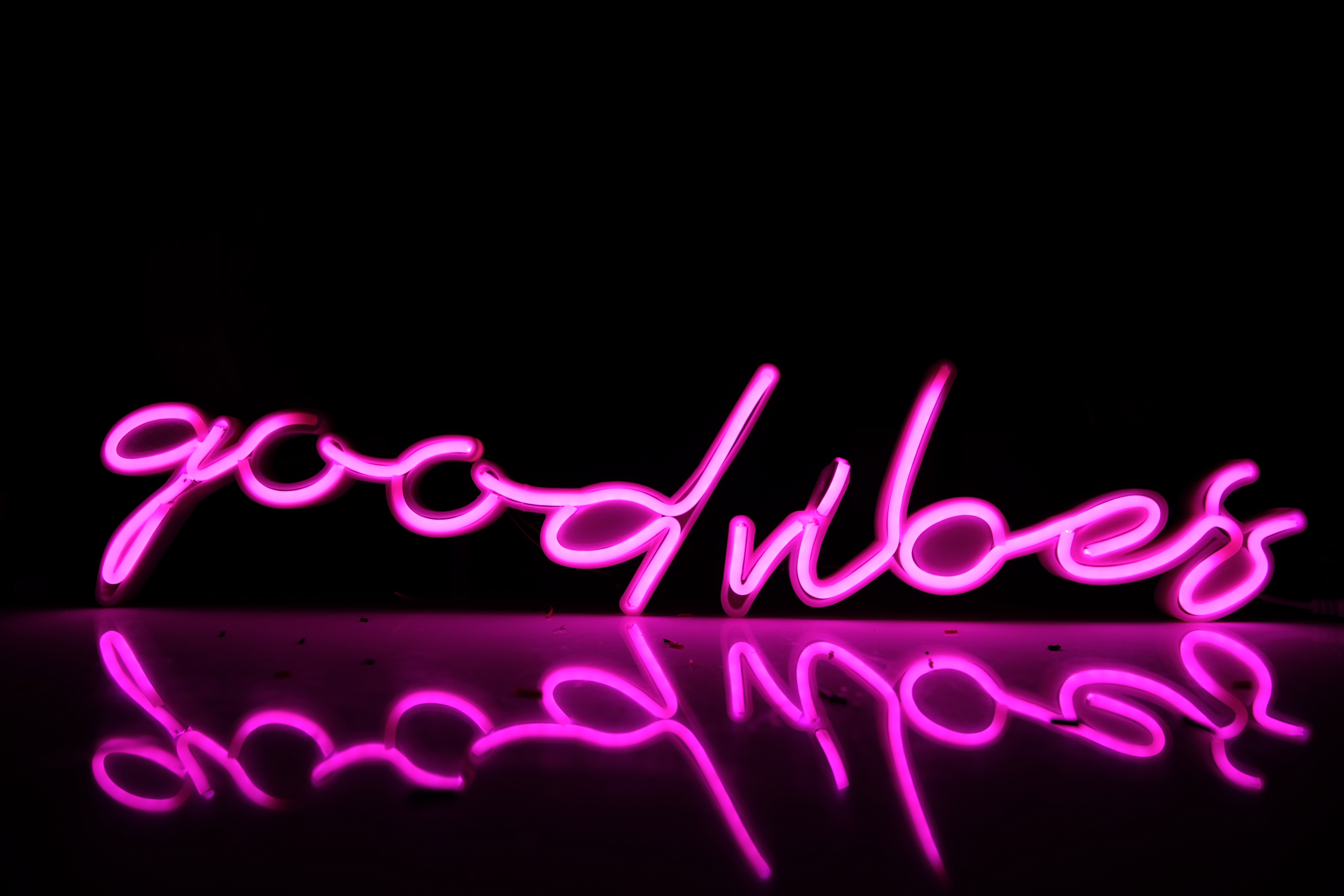 Good Vibes Only Neon Sign
