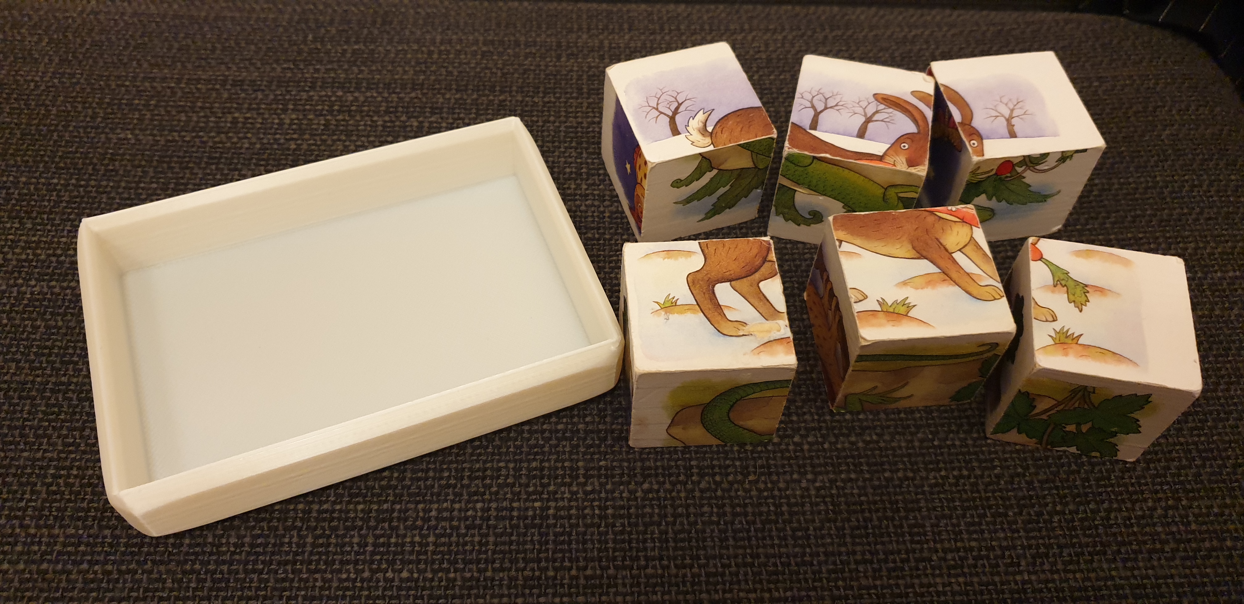 Miniatura 2 do modelo 3D Box for toy blocks