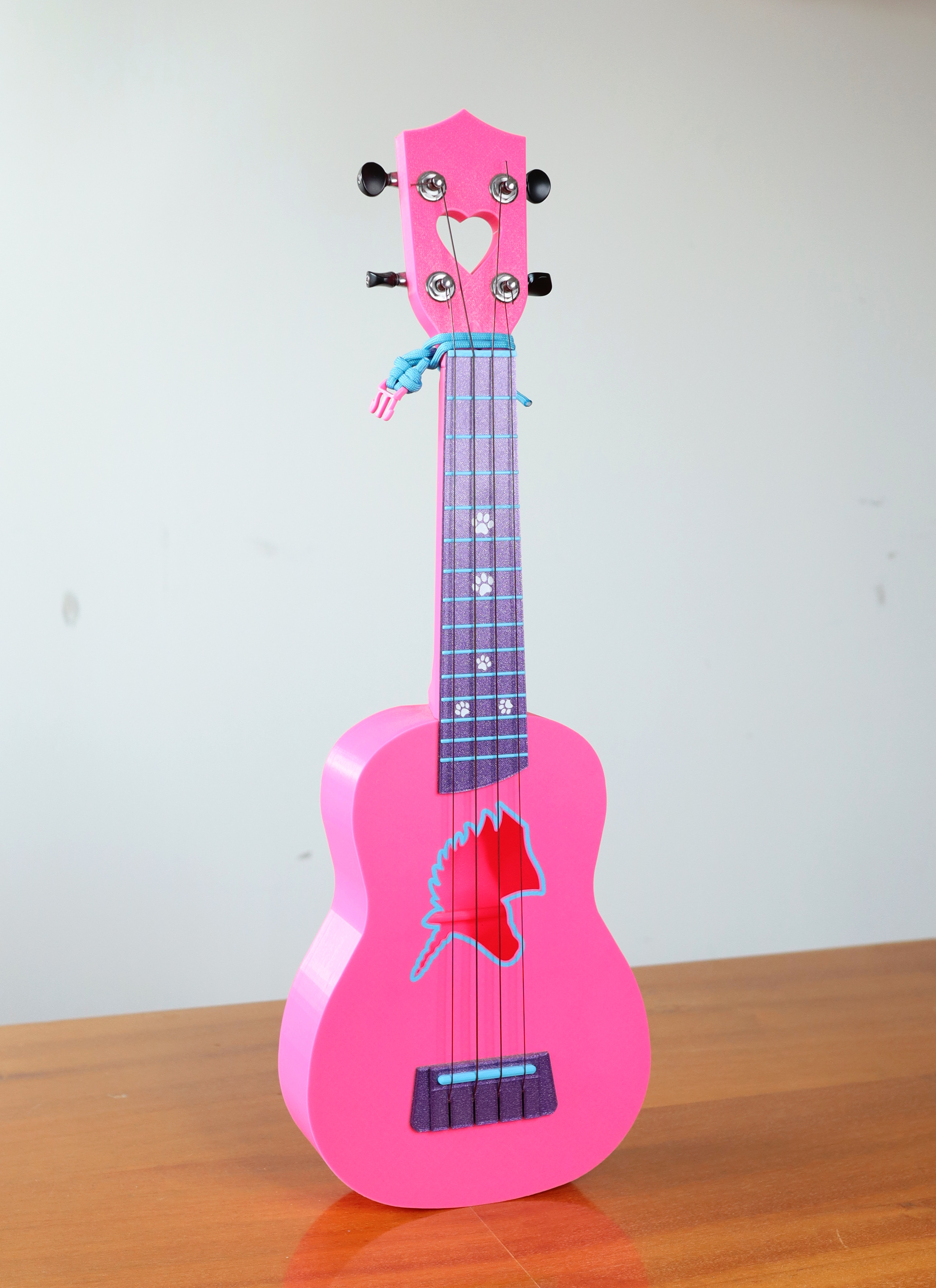 Soprano Ukulele (fully functional and easy to print) by Nikola_F | Download free STL model ...