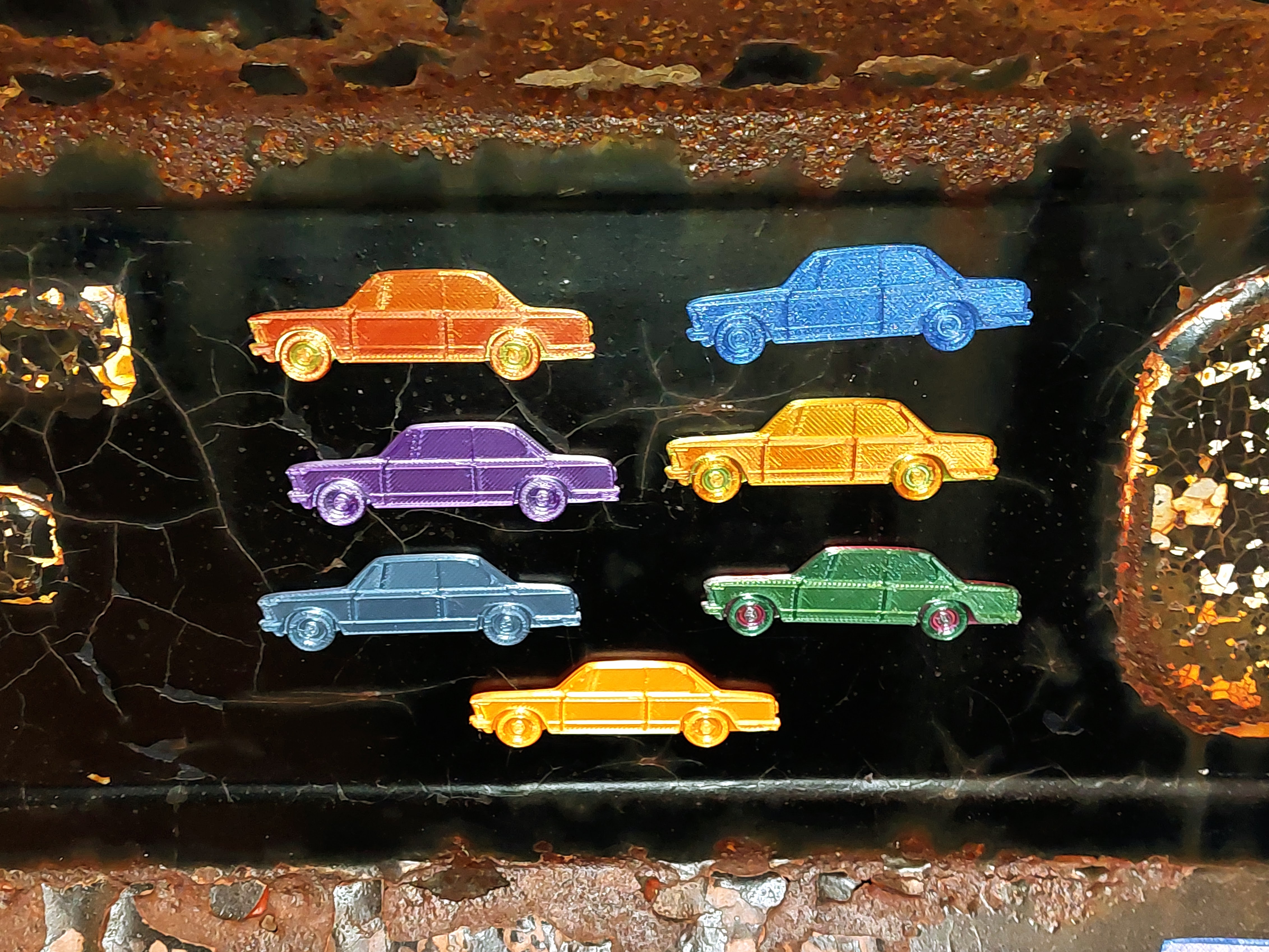 VD - Set 9 Magneti BMW - Vintage Cars, Calamite Da Frigorifero Con Design Nostalgico, Licenza Ufficiale, Regalo Per Appassionati
