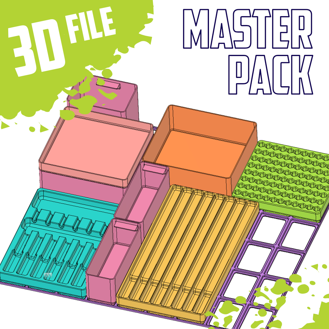 Miniatura 2 do modelo 3D Raaco Compatible Sorting boxes - Mega pack