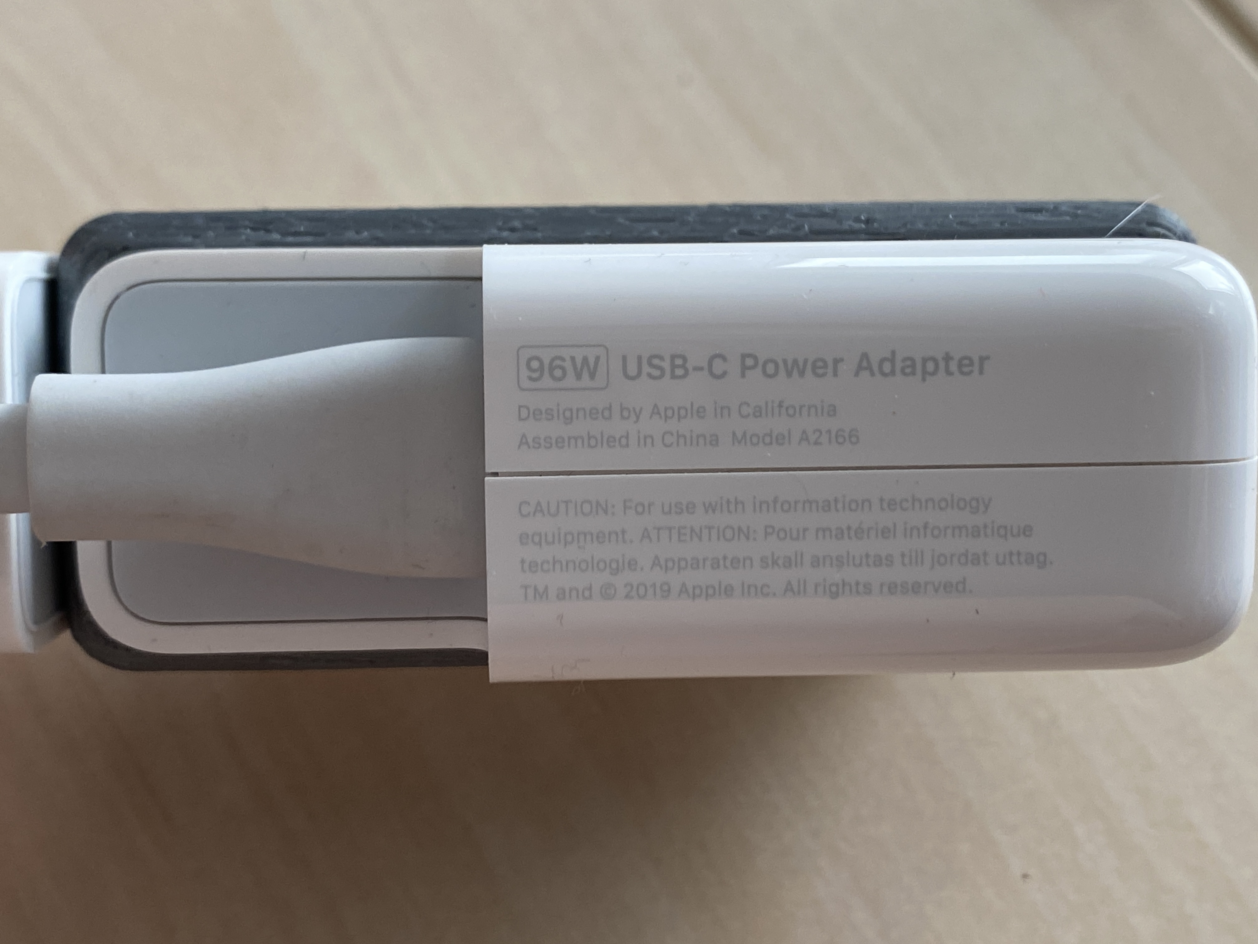 Plug Holder for Apple M1 MacBook Pro Power Adapter by Dyer_Maker