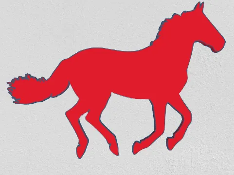 horse wall