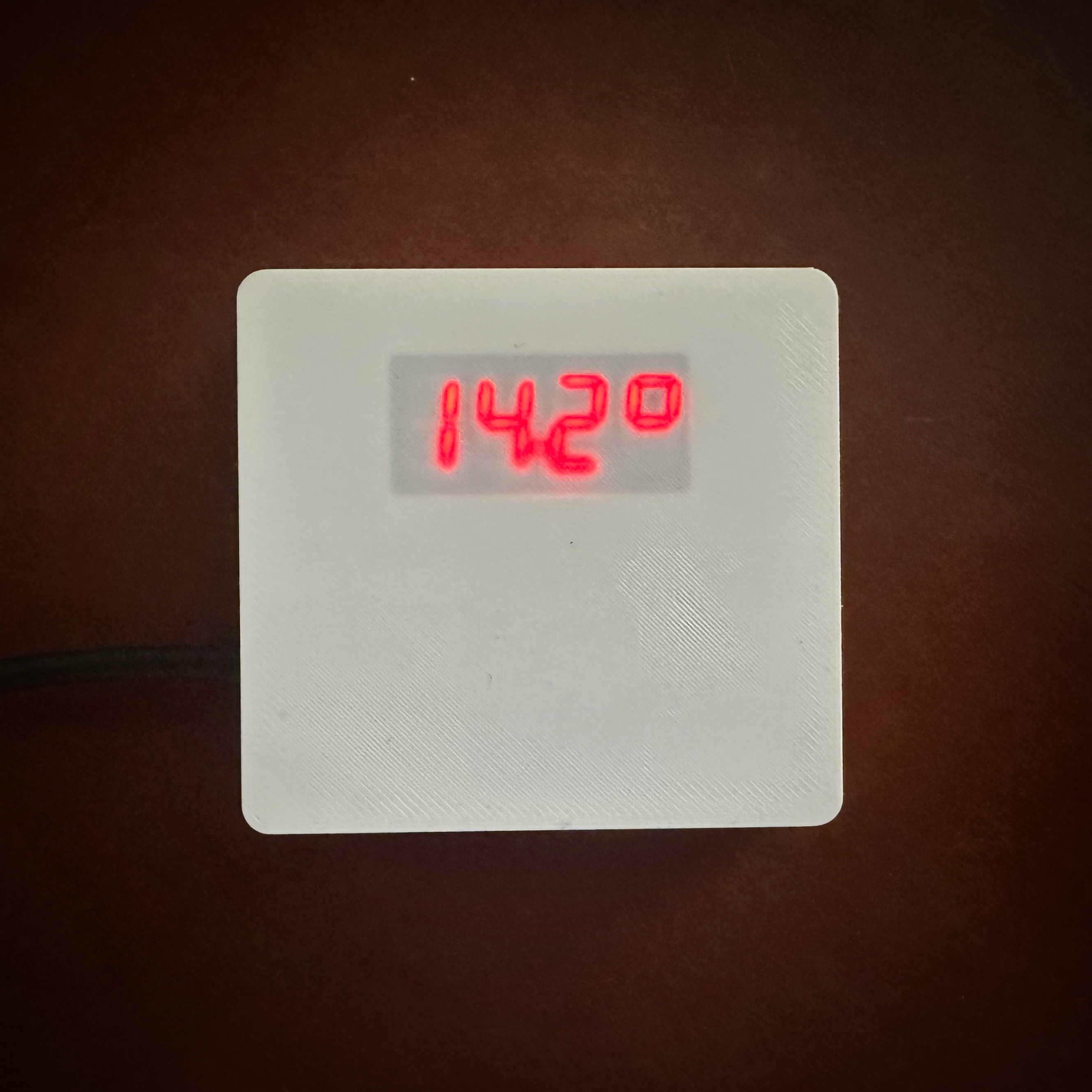 Wemos D1 mini + 7 segment LED display case