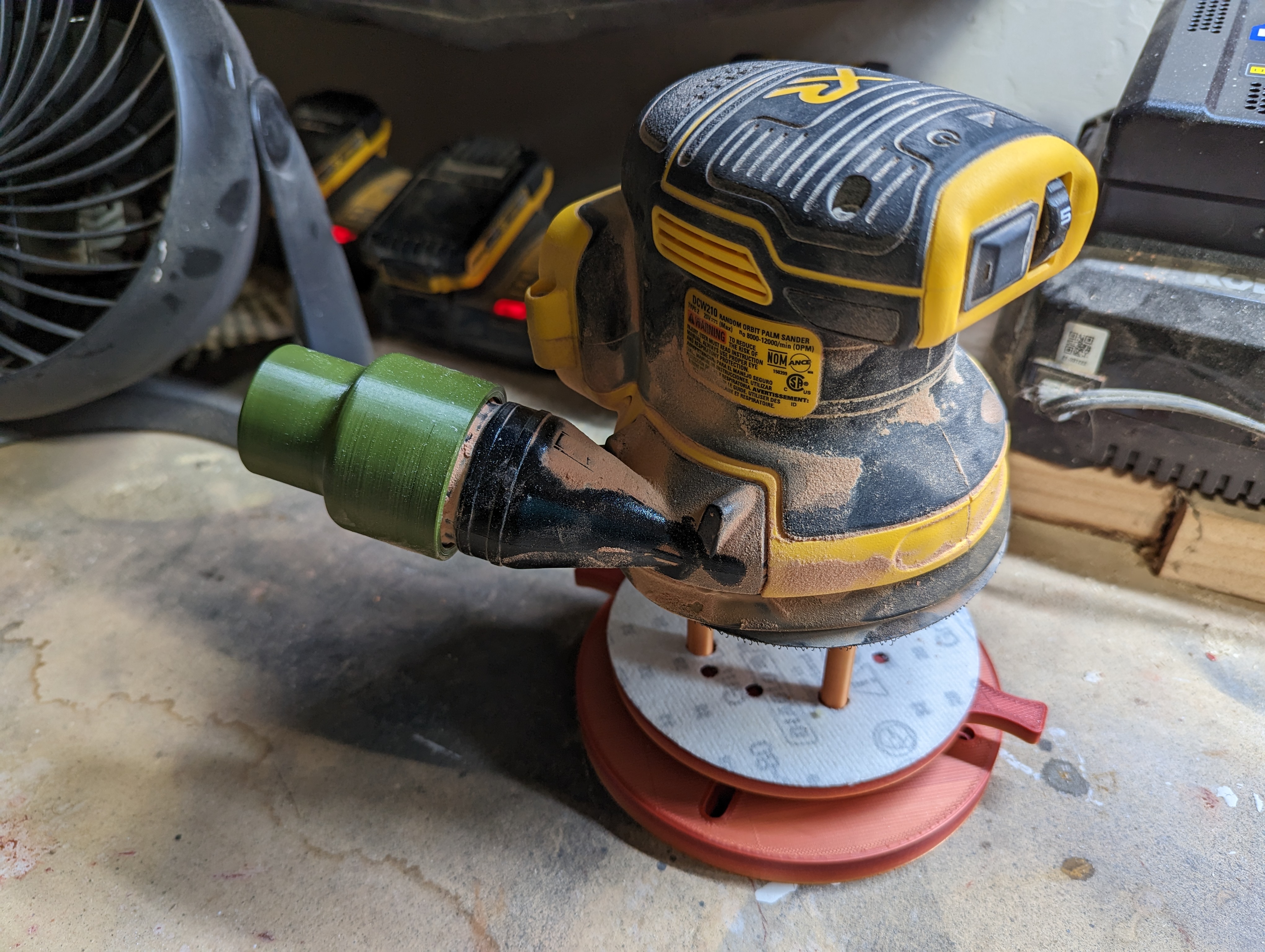 Orbital Sander Disk Storage