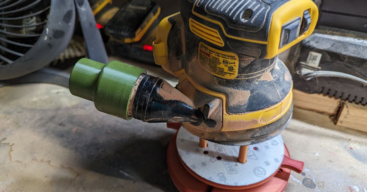 Orbital Sander Disk Storage by Evan Download free STL model