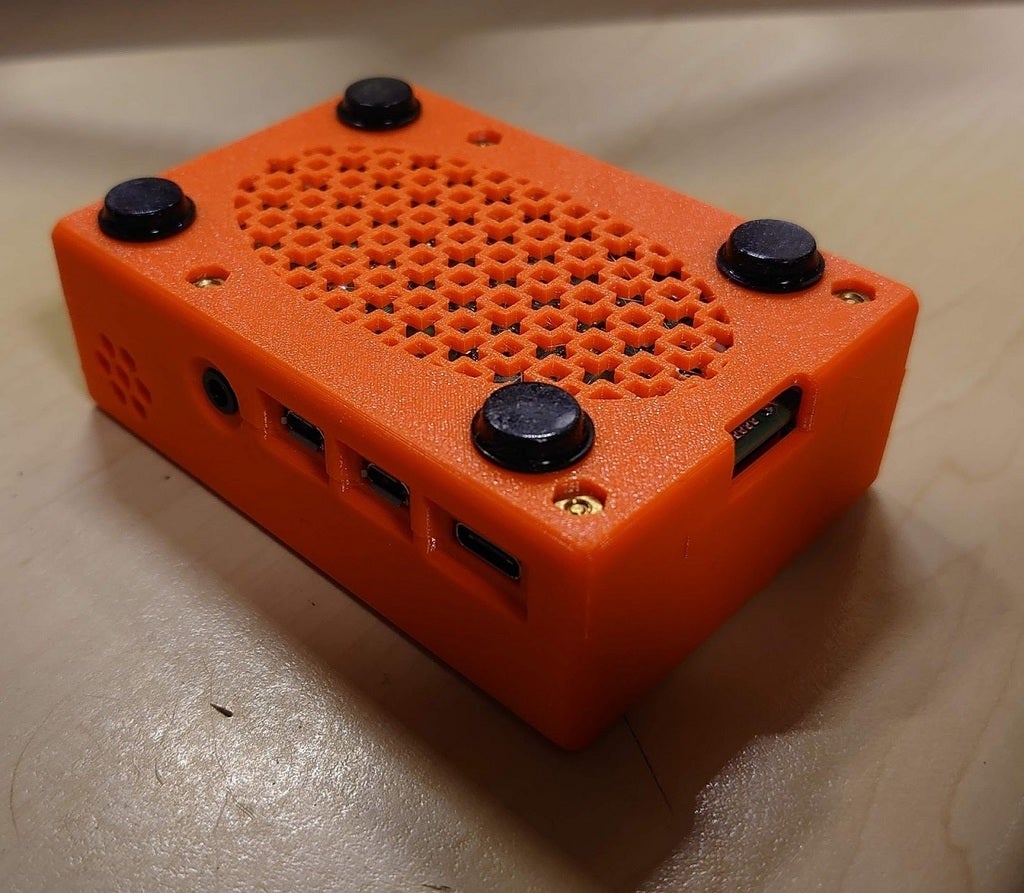 Raspberry Pi 4 Model B case with fan integrated by Ouwekaas | Download ...