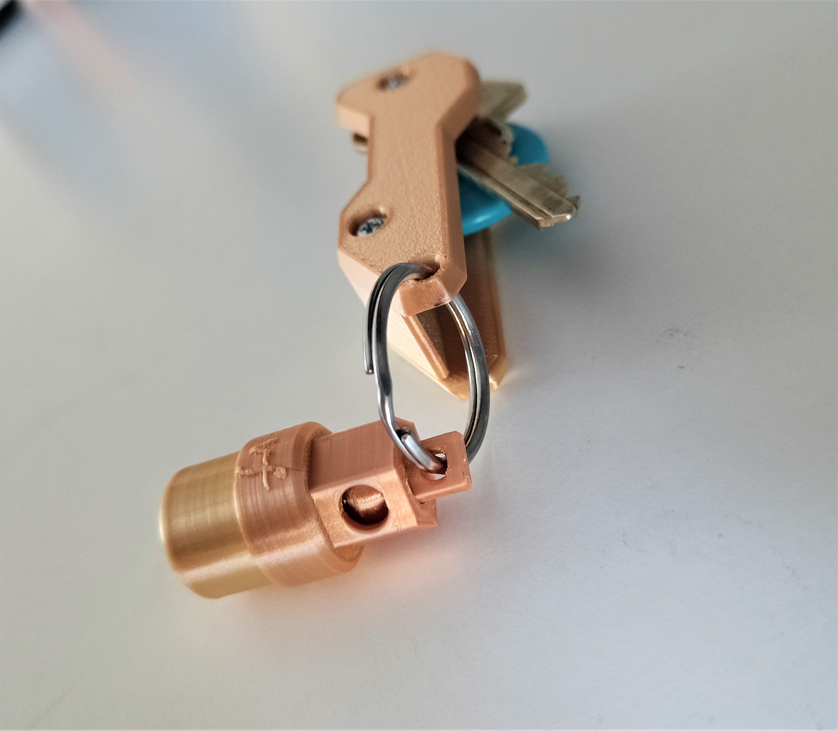 Pill Box Keychain