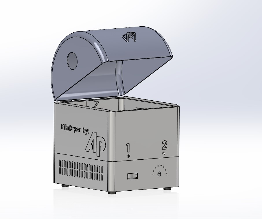 2 Spools Printable Filament Dryer By Ap.engineering | Download Free STL ...