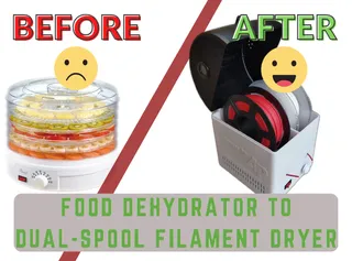 Corsori Food Dehydrator (CFD-N051-W) Modification to Filament
