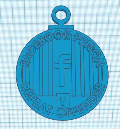 FB Prison Ornament