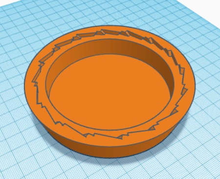 Miniatura 3 do modelo 3D Dragon Scale Pot Tray