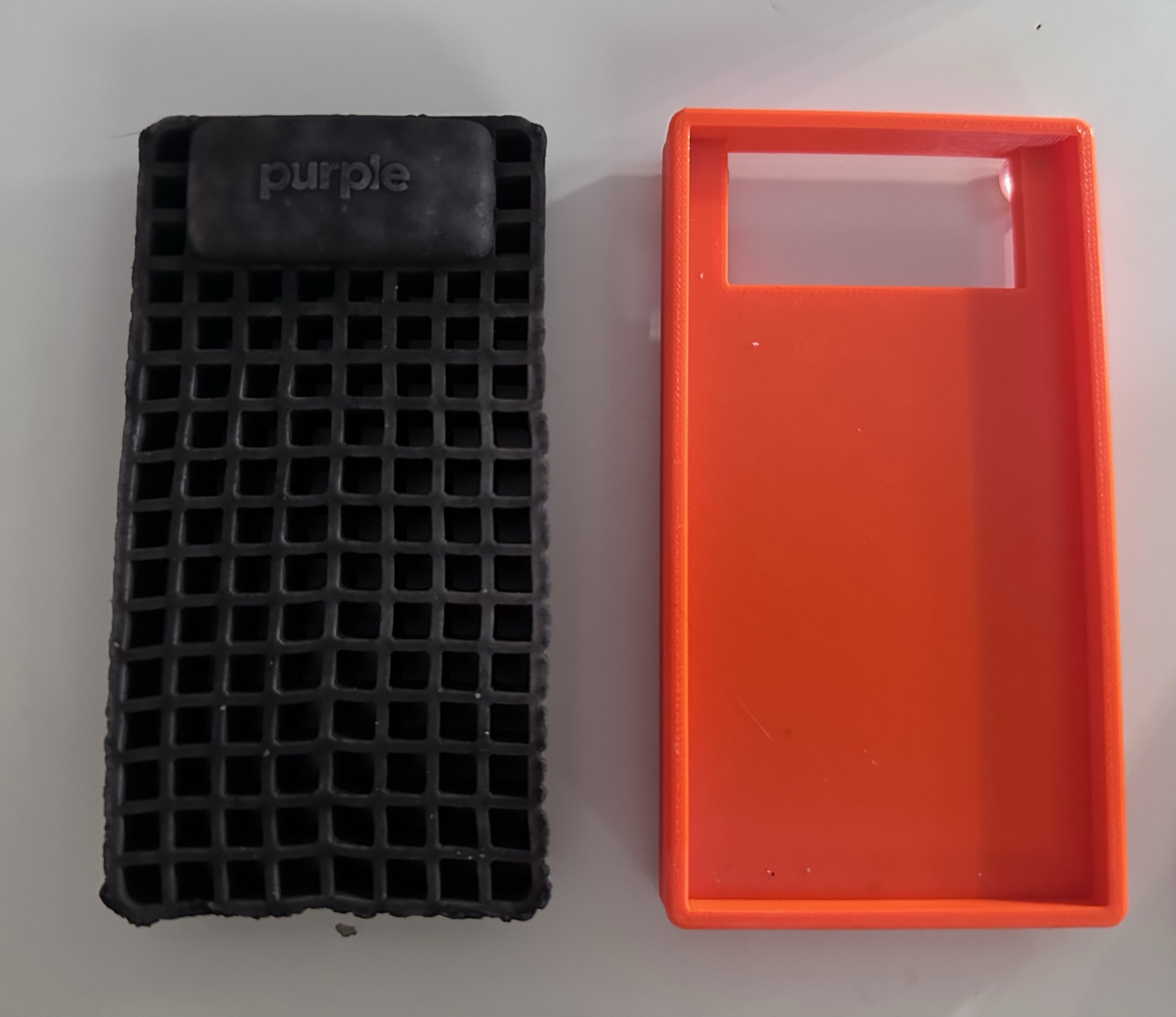 Purple Squishy Bed Wrist Rest Frame