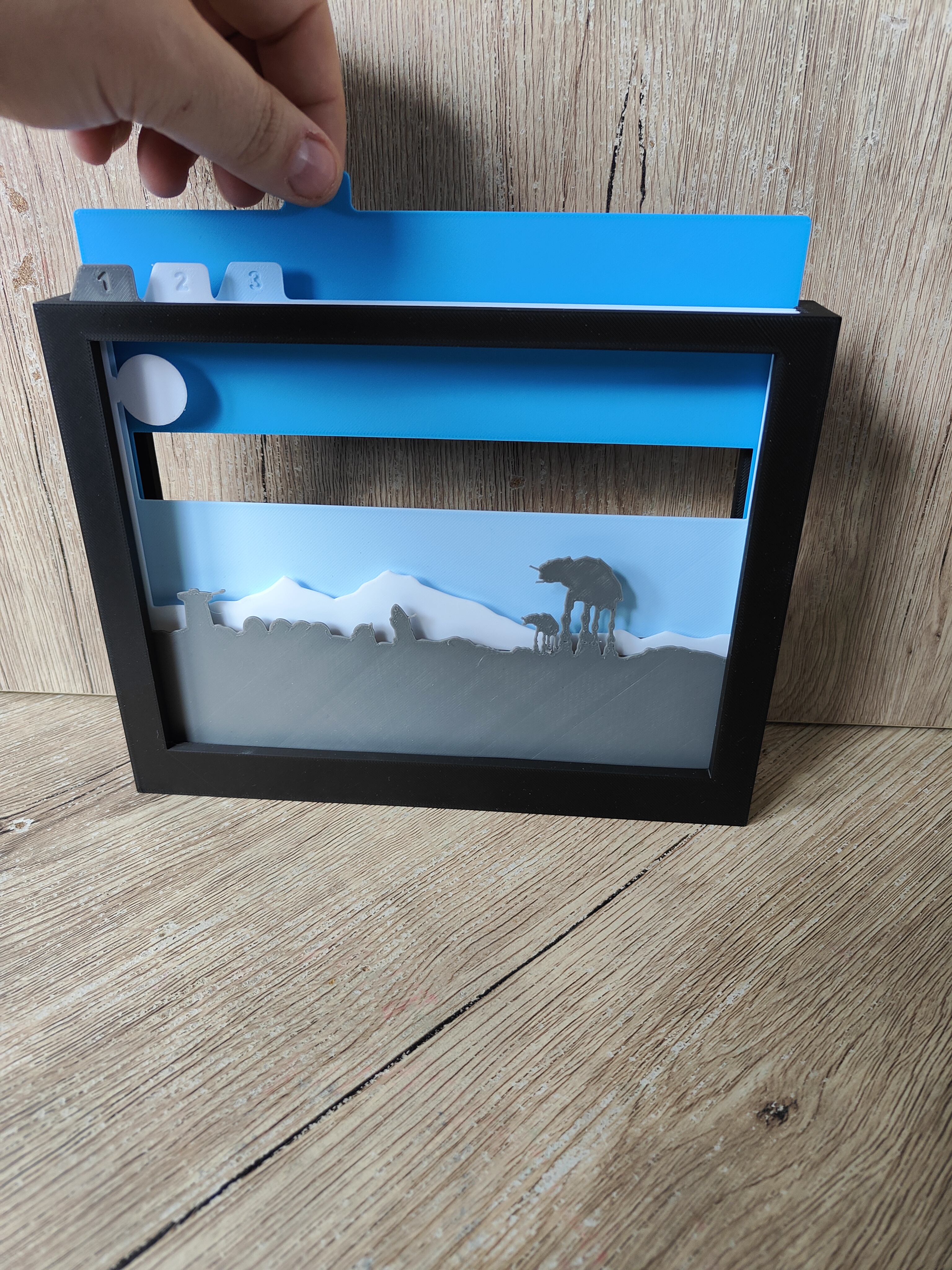 Miniatura 2 do modelo 3D Star Wars Hoth Shadow Box (A)