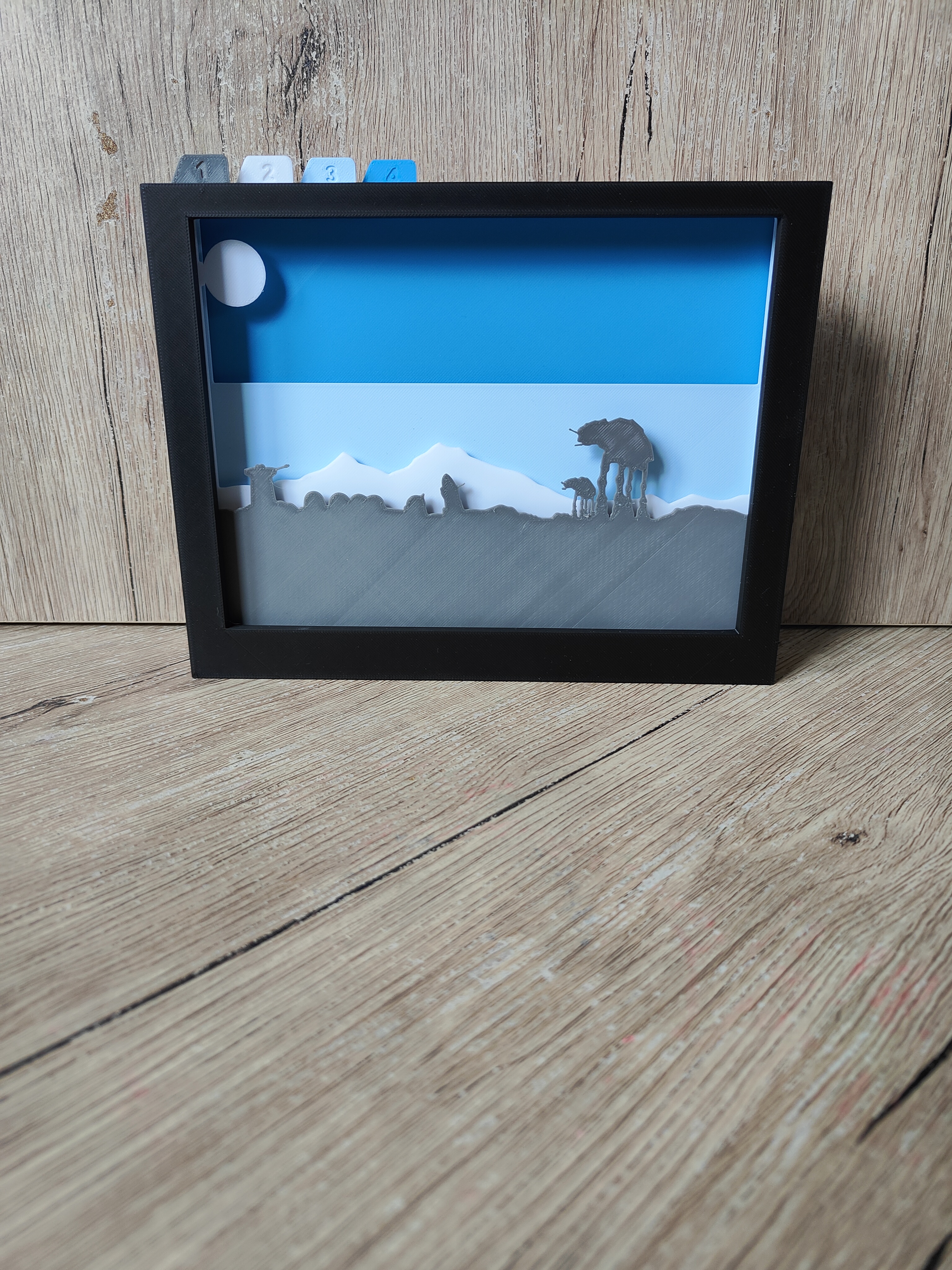 Miniatura 6 do modelo 3D Star Wars Hoth Shadow Box (A)