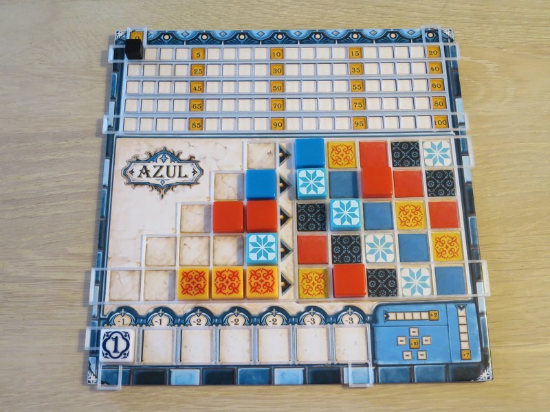 Azul gameboard overlay