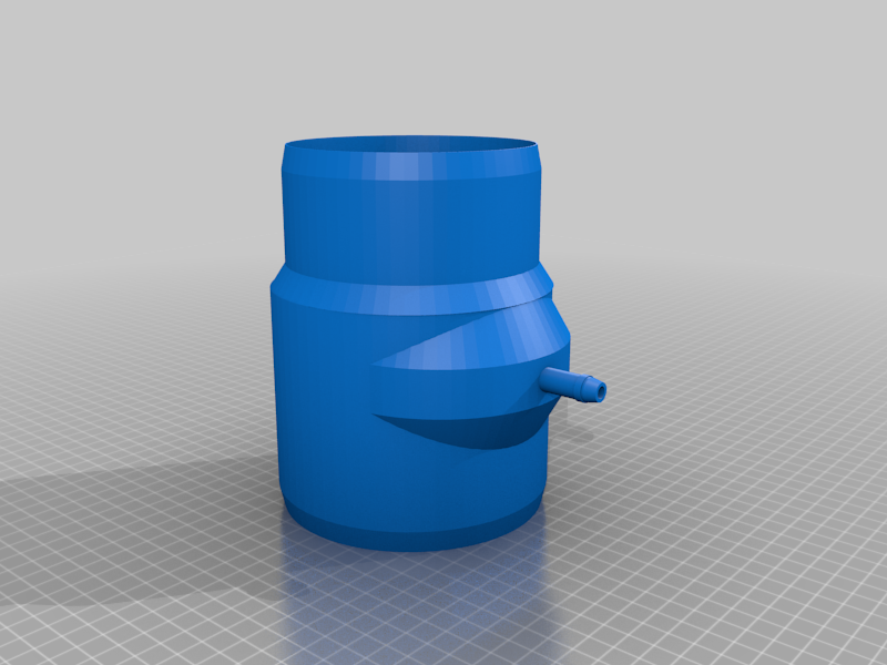 Miniatura 2 do modelo 3D Horizontal condensation separator