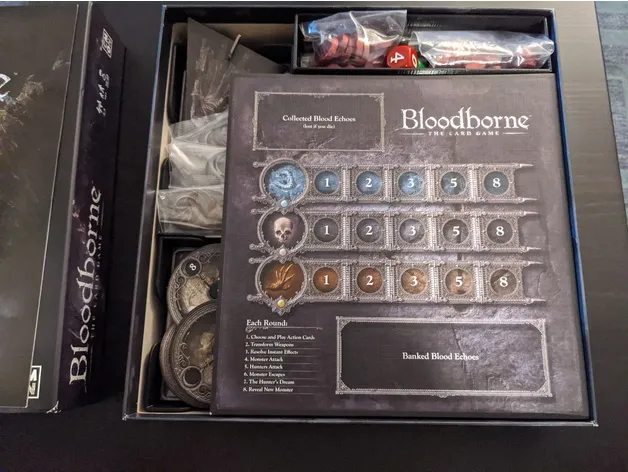 Bloodborne card game organizer by marbledradial, Download free STL model