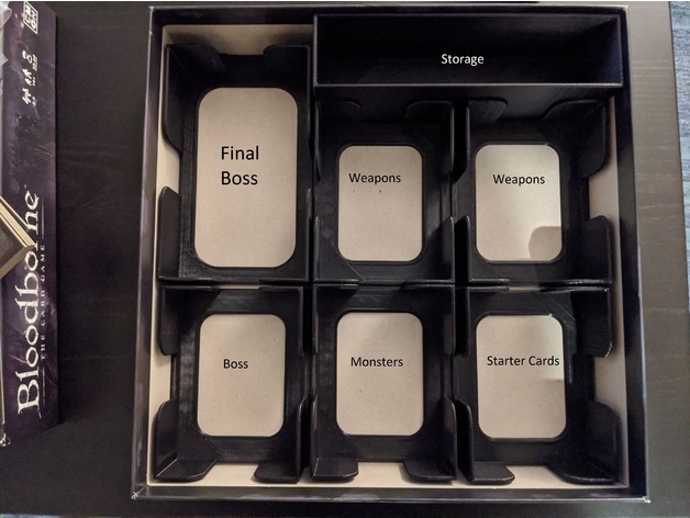 Bloodborne card game organizer