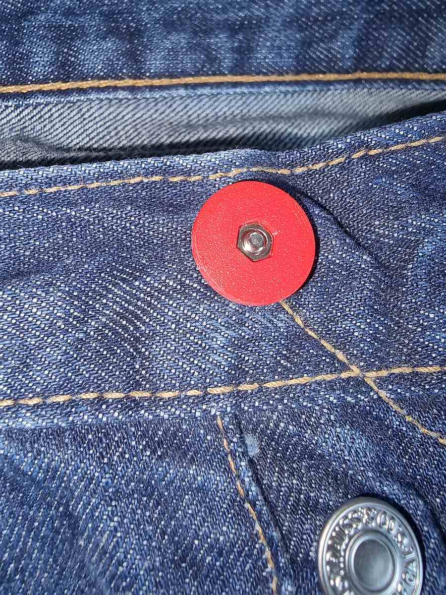 Miniatura 9 do modelo 3D Jeans Button