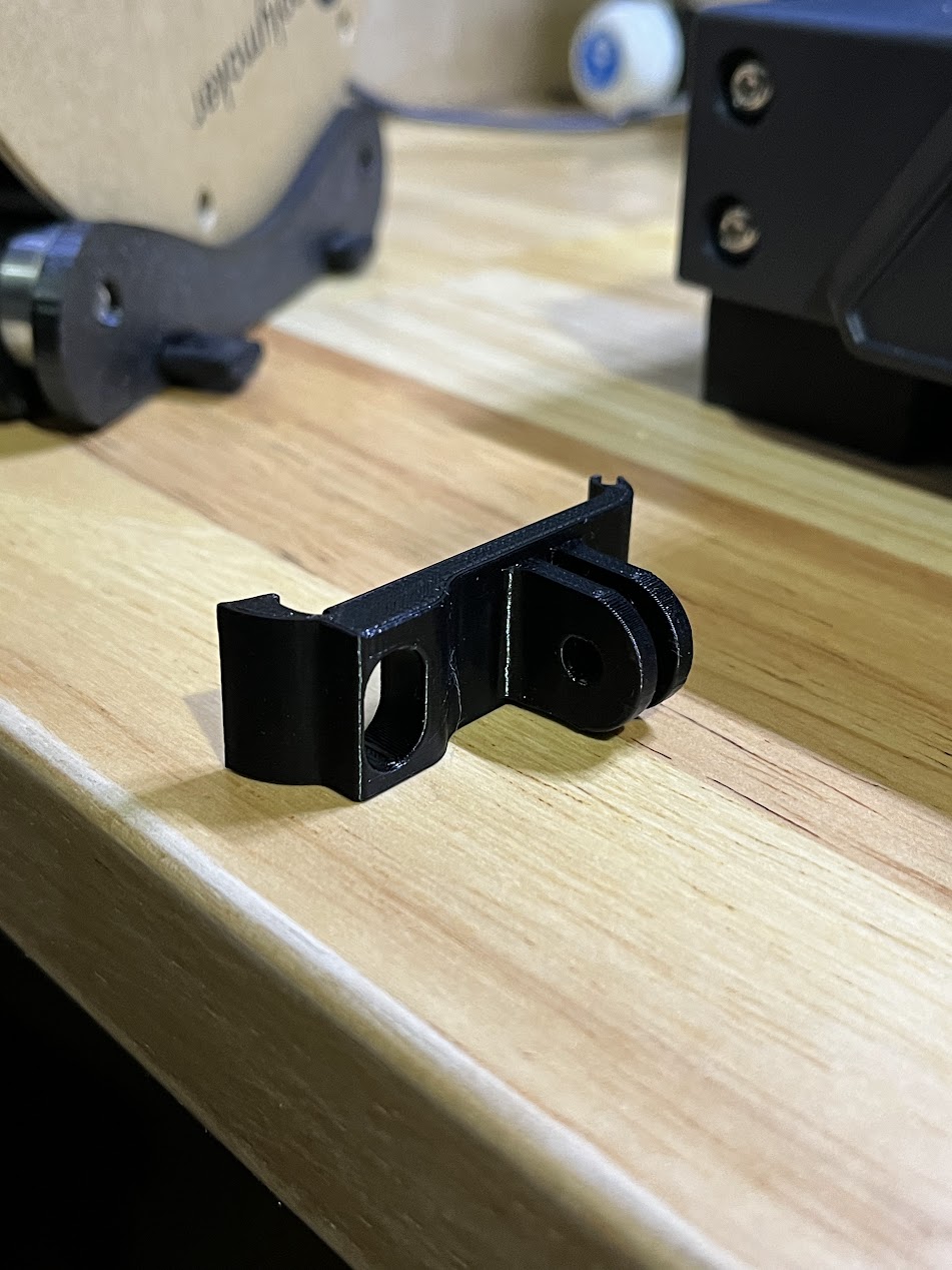 GoPro Vertical Mount with Charging Passthrough Hero 9, 10, 11 3D model thumbnail