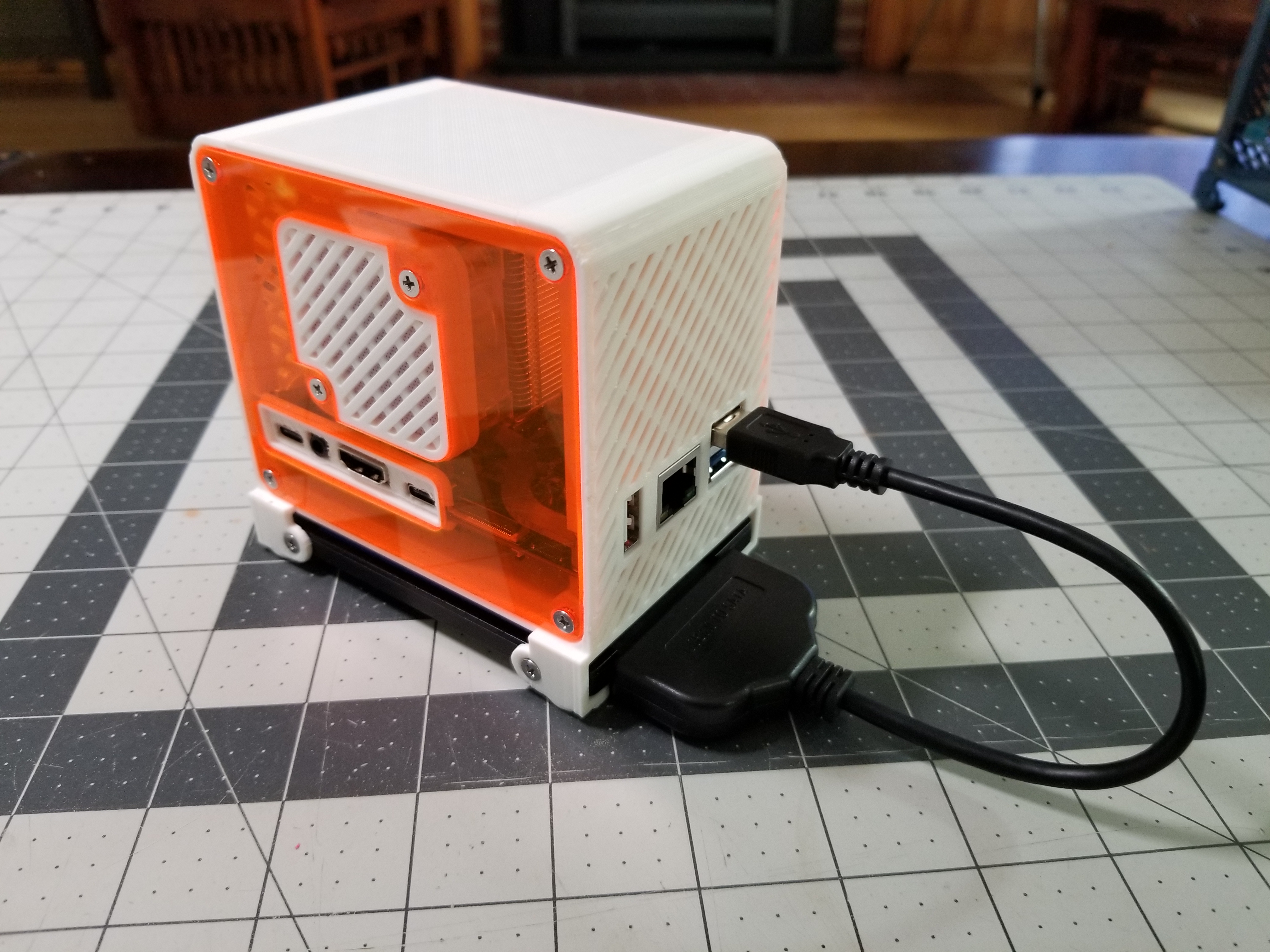 Mini Desktop Case for Orange Pi 5 with Ice Tower intended for