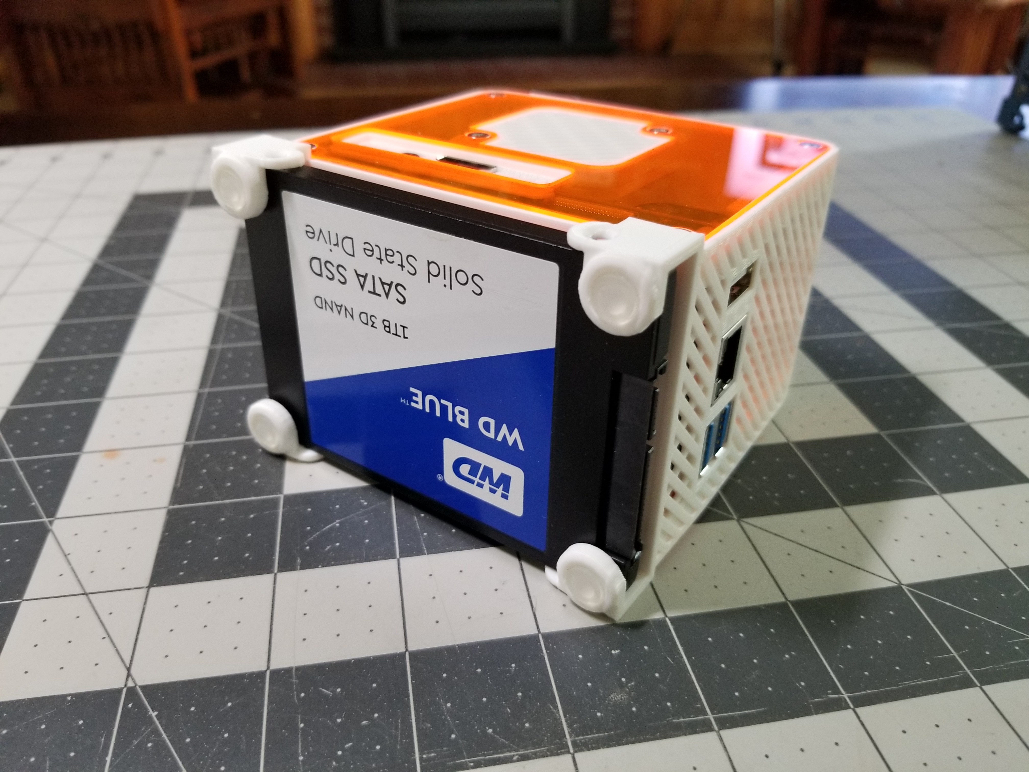 Mini Desktop Case for Orange Pi 5 with Ice Tower intended for