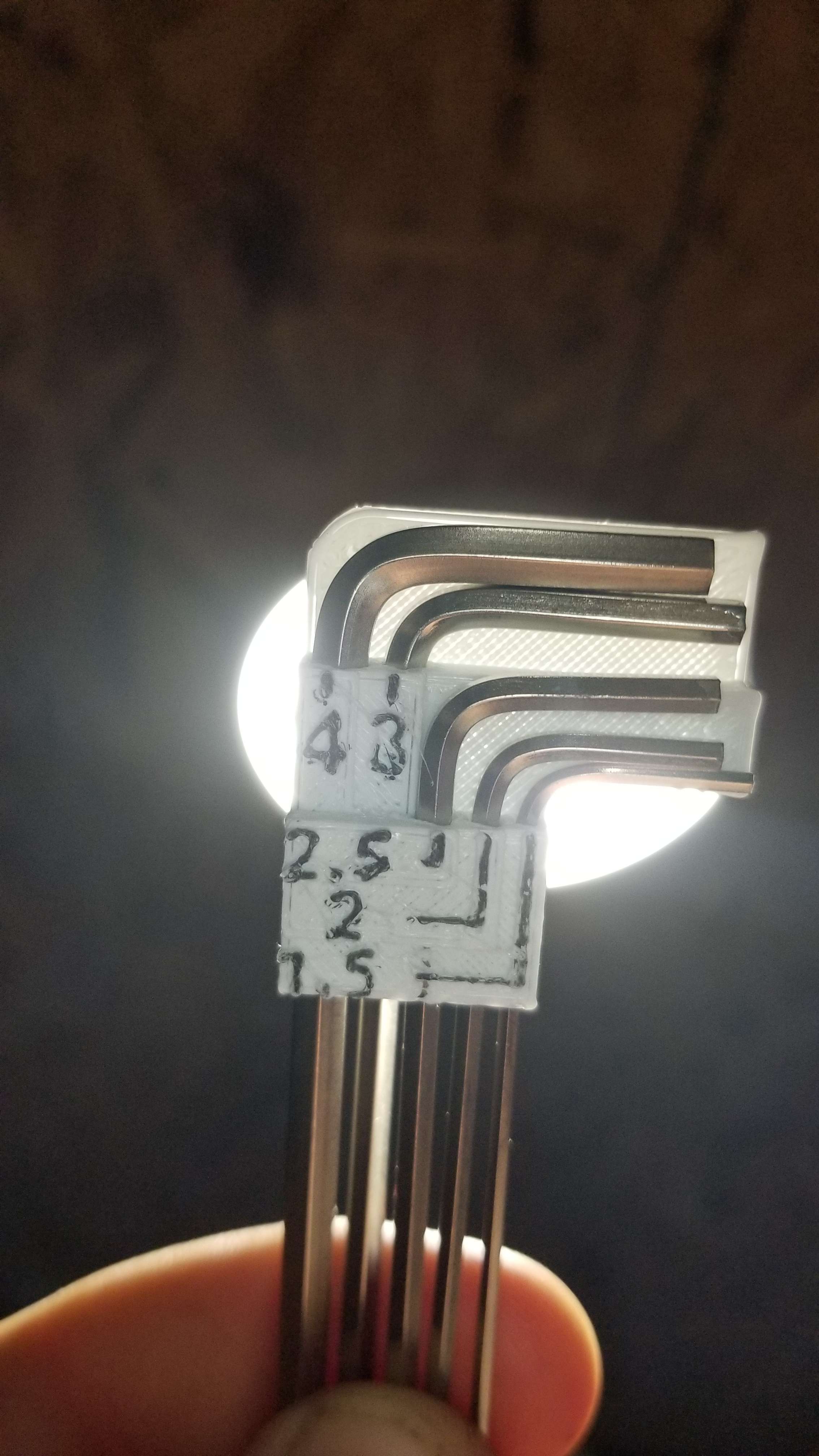 Ender 3 allen wrench tool holder by Over Download free STL model