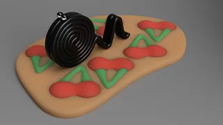 Cute "Lakritzschnecke" with "Happy Cherries"