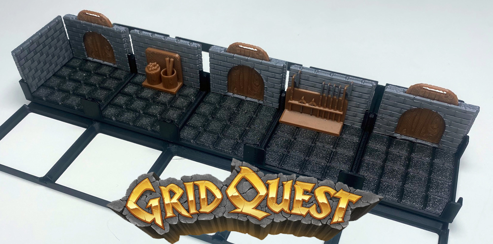GridQuest BASE 5x1 (The Gridfinity Game)