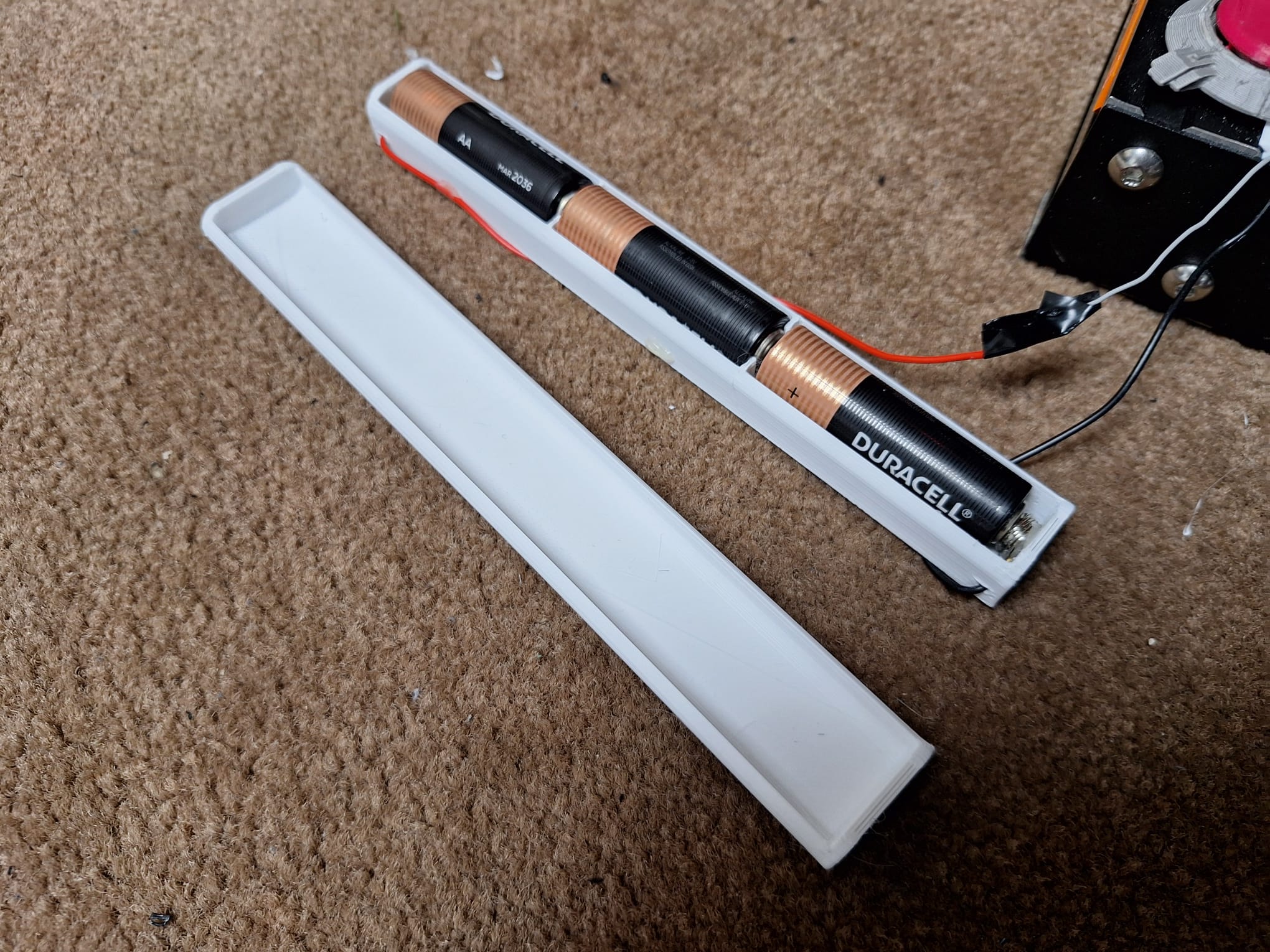 AA Battery Pack - 4.5V inline battery casing