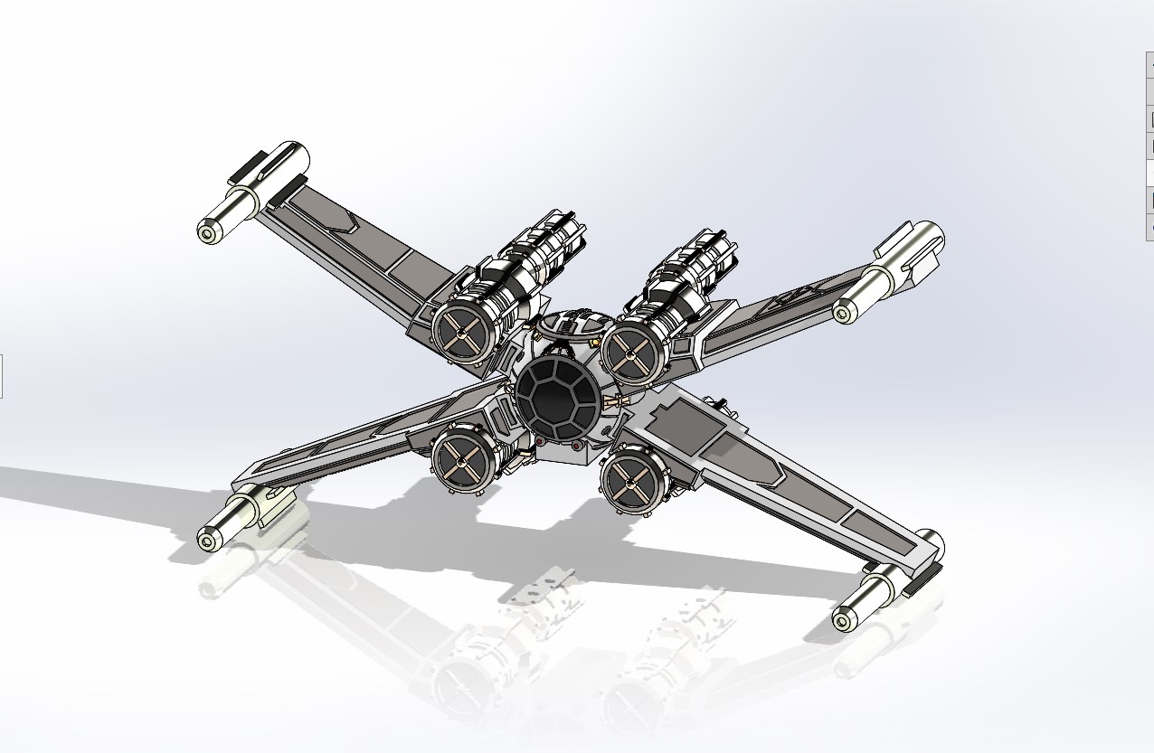 X-Tie or TieWing "Ugly" starfighter