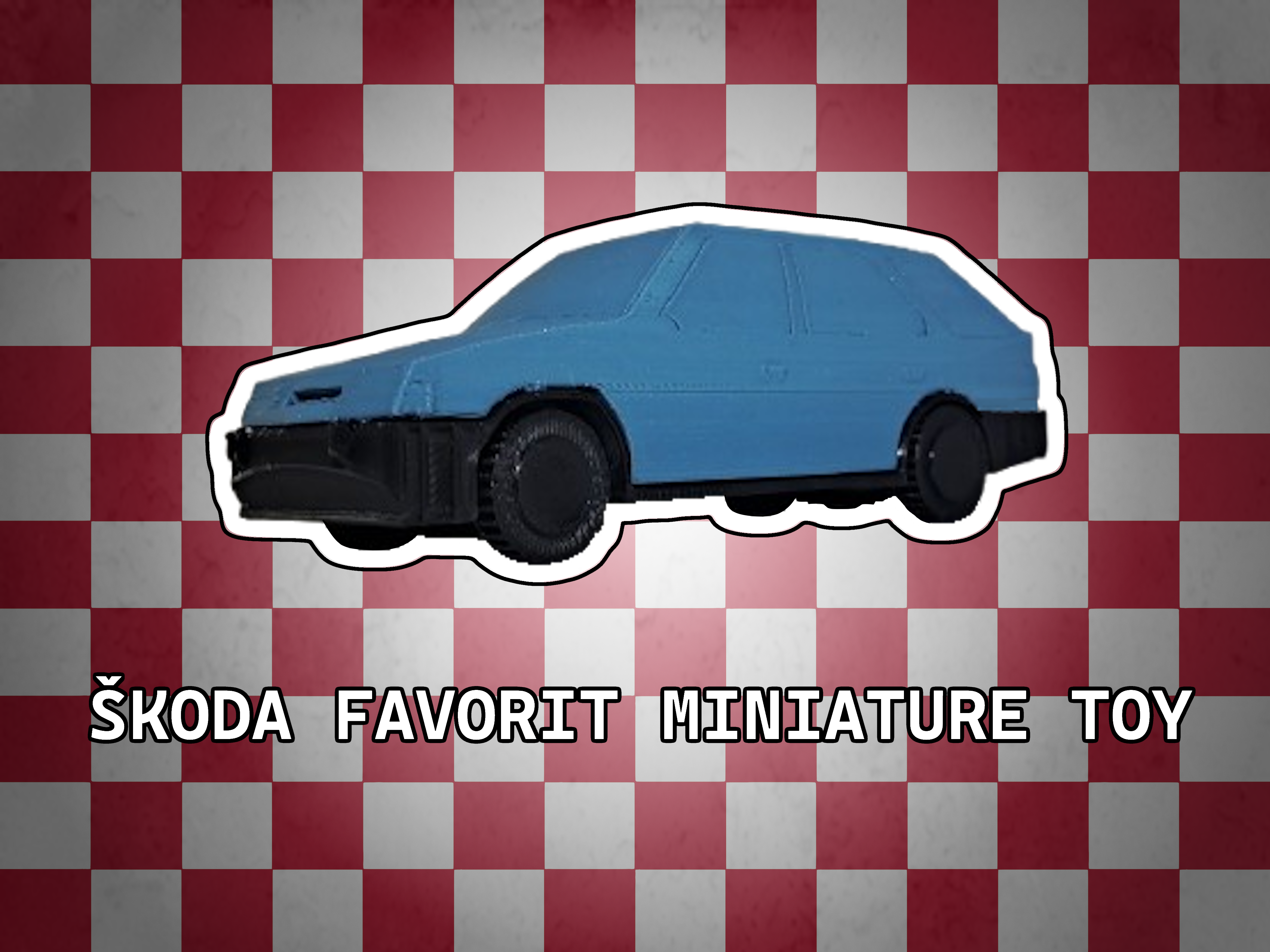 ŠKODA FAVORIT/FORMAN miniature toy