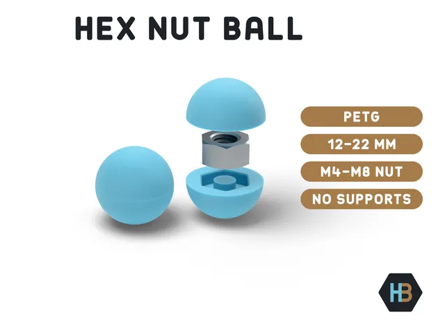Hex Nut Ball 12–22 mm