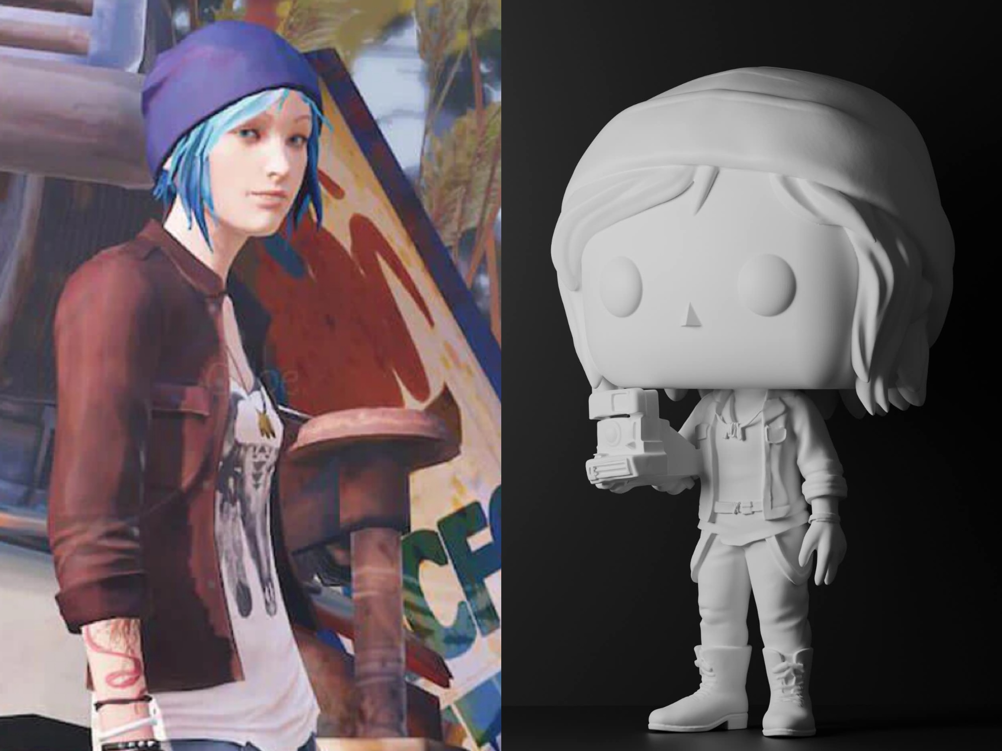 Life is Strange Chloe Price Funko 3D model