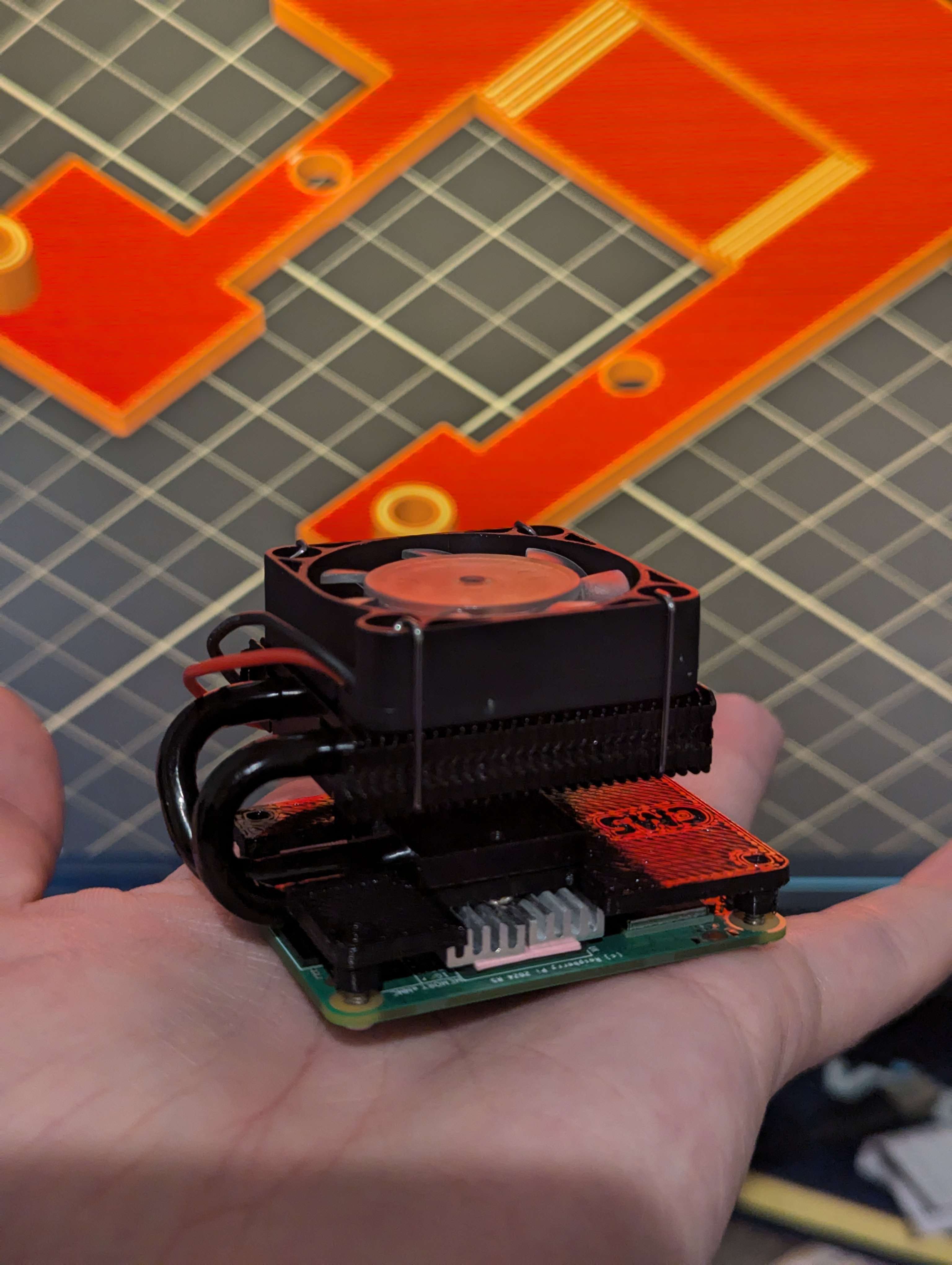52pi ICE Tower Low-Profile Mount for Compute Modules