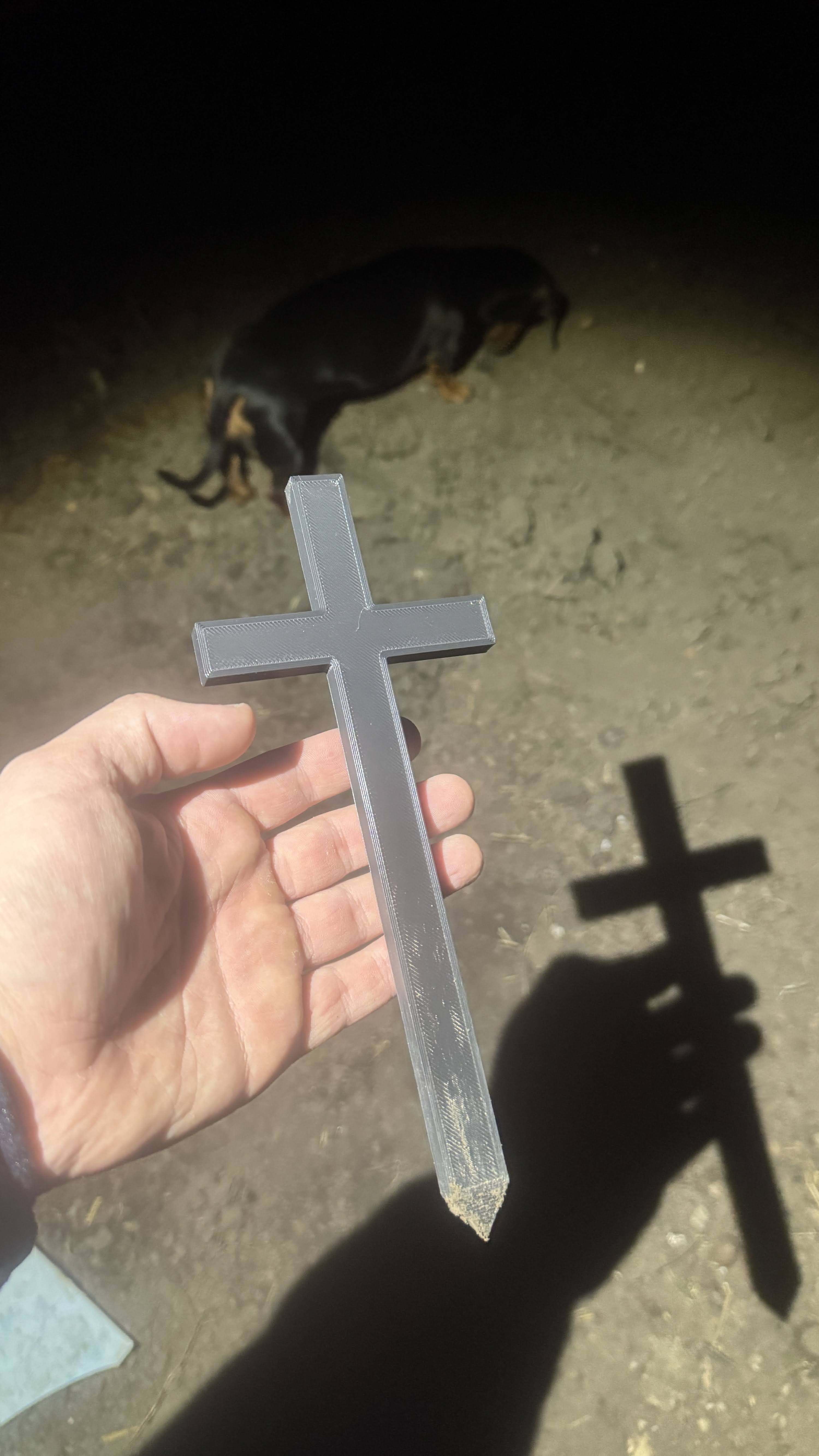 Basic Cross Sharp End 3D model