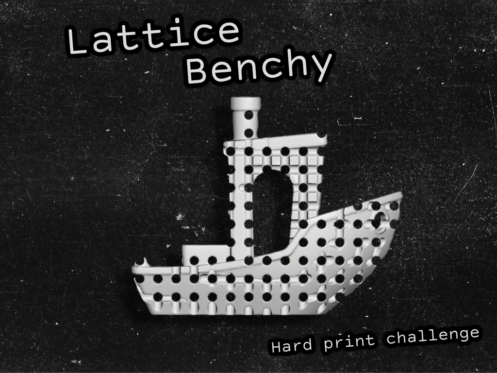 Impossible Benchy: Subtract Lattice Pattern