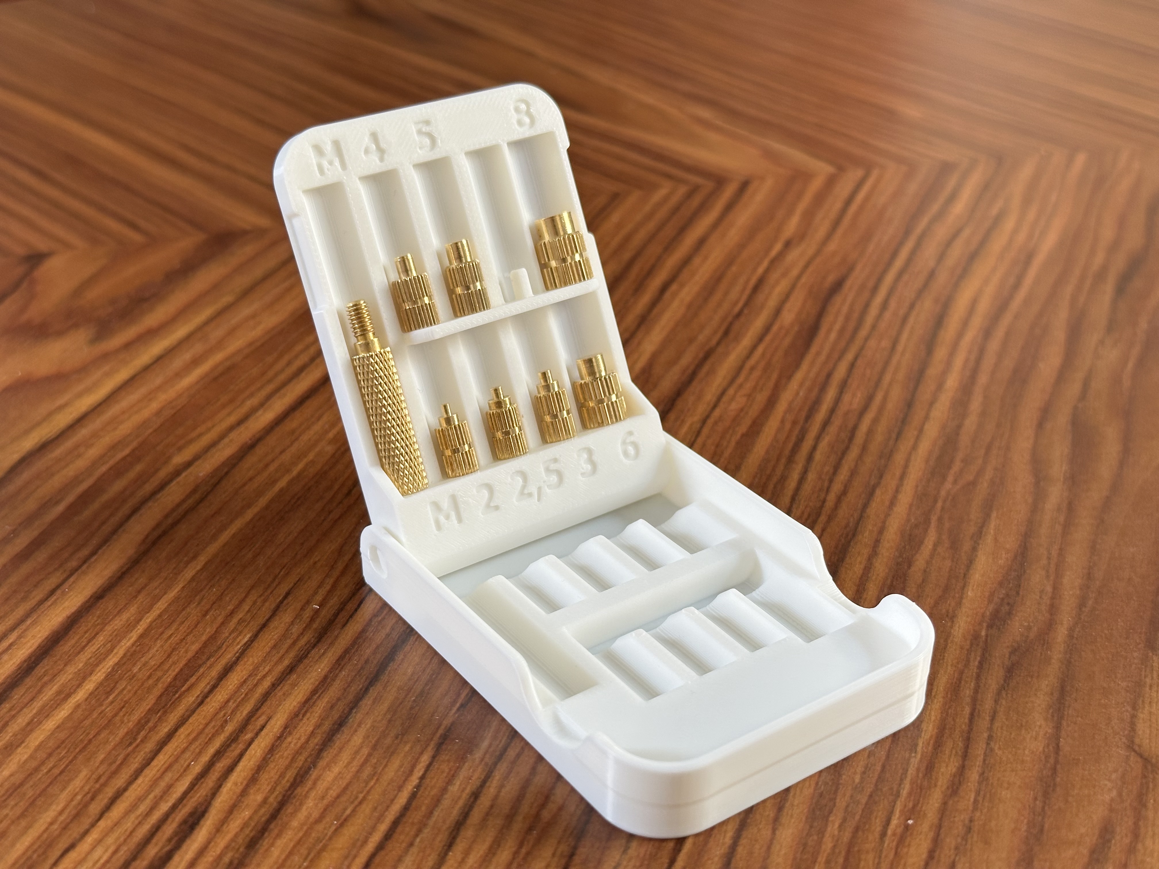 Case for Threaded Inserts Soldering Tips | M2 M2.5 M3 M4 M5 M6 M8 3D model thumbnail